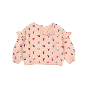Свитшот флисовый Buho "Baby Fleece Capri Rose", розовый